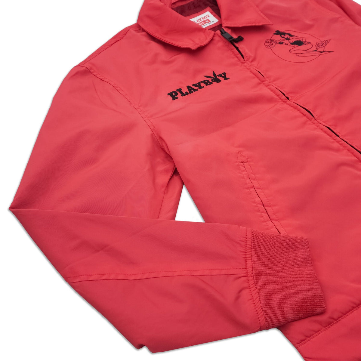 Playboy Moonlit Bunny Windbreaker - Red