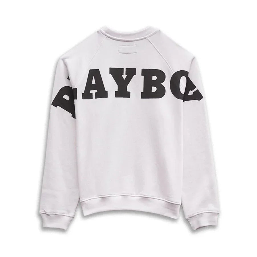 Playboy Back Logo Sweatshirt - White