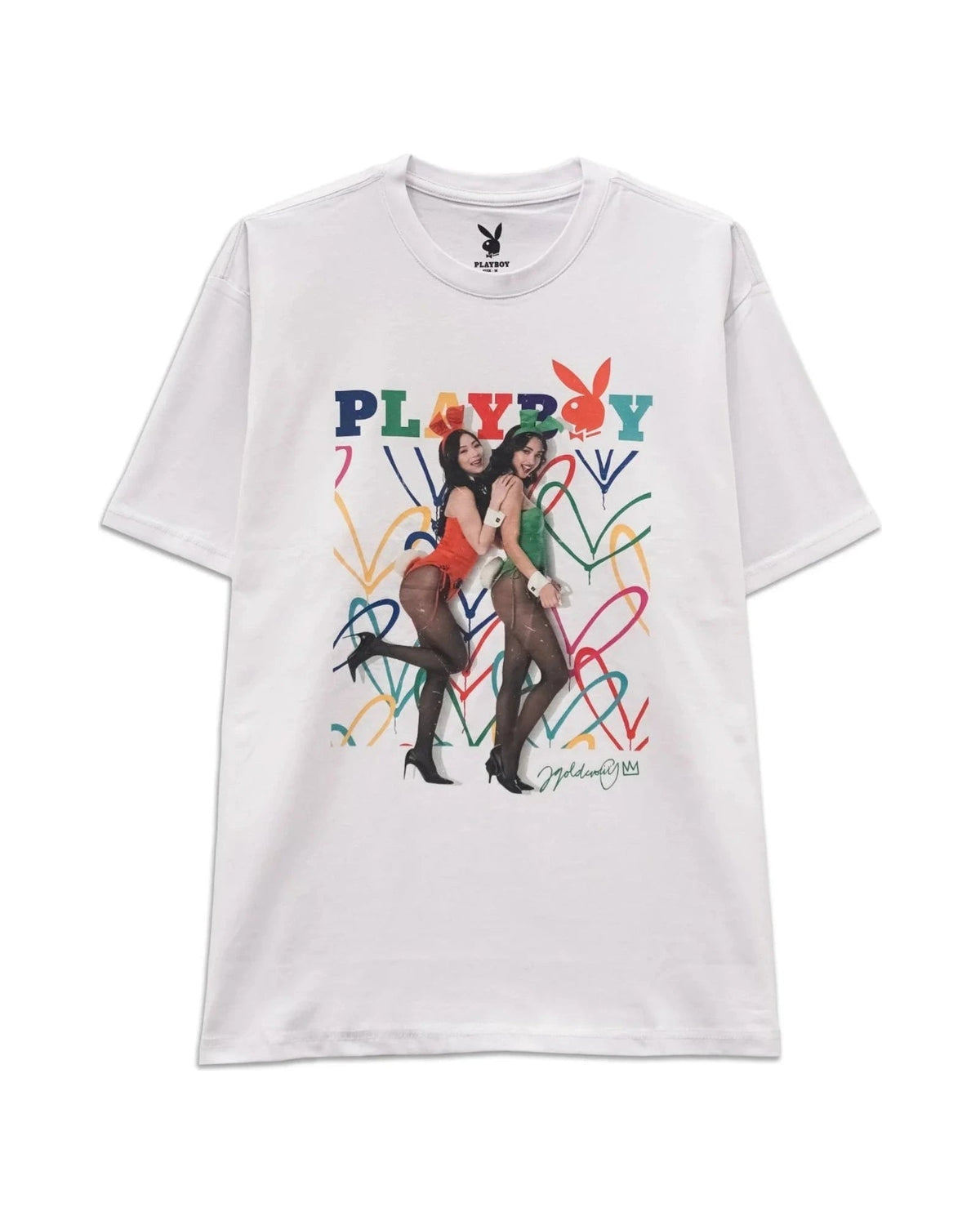 Playboy x JGC Sister Bunny Tee - White