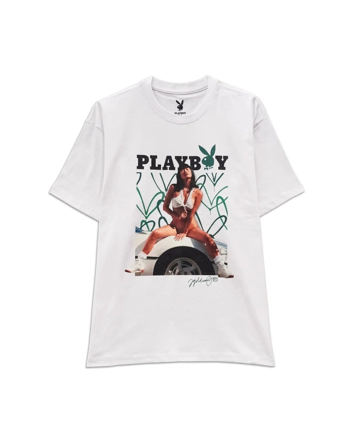 Playboy x JGC Calm Bunny Tee - White