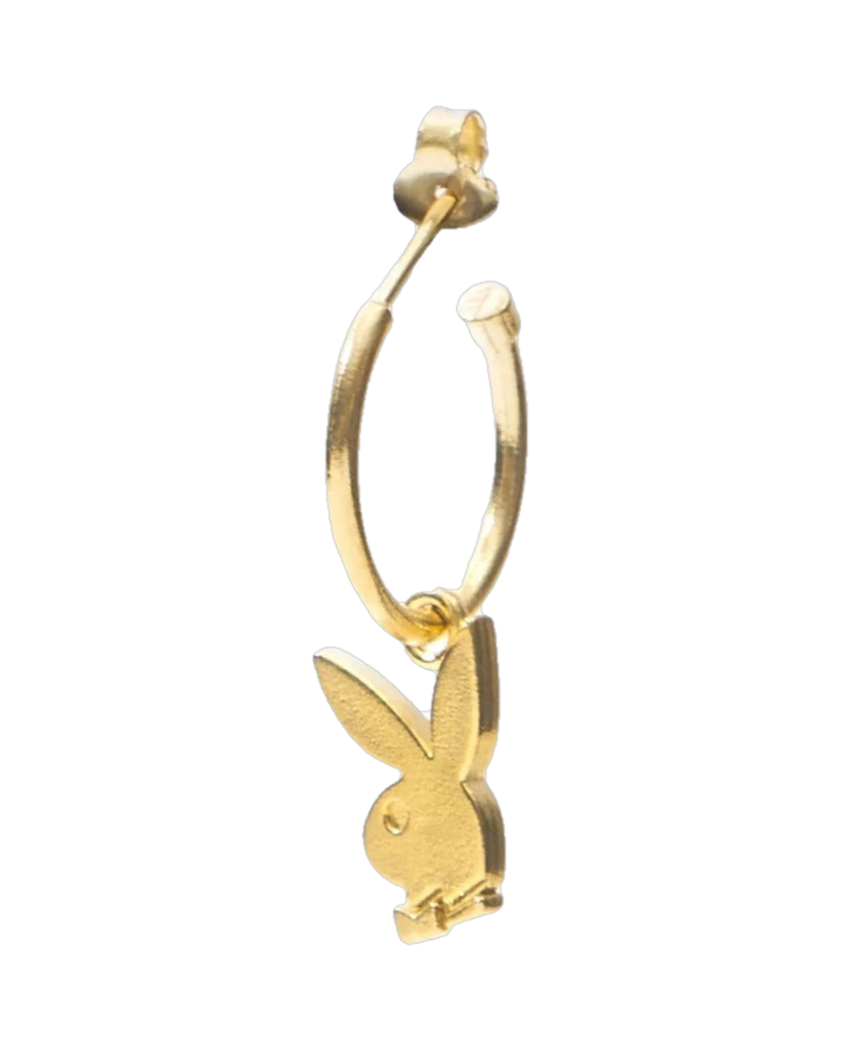 Playboy Bunny Huggie Hoops - Gold