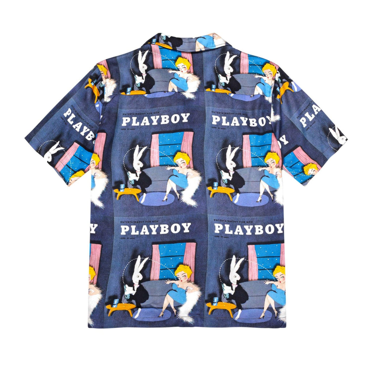 Playboy x Soulland June 1954 Playboy Camp Shirt - Blue