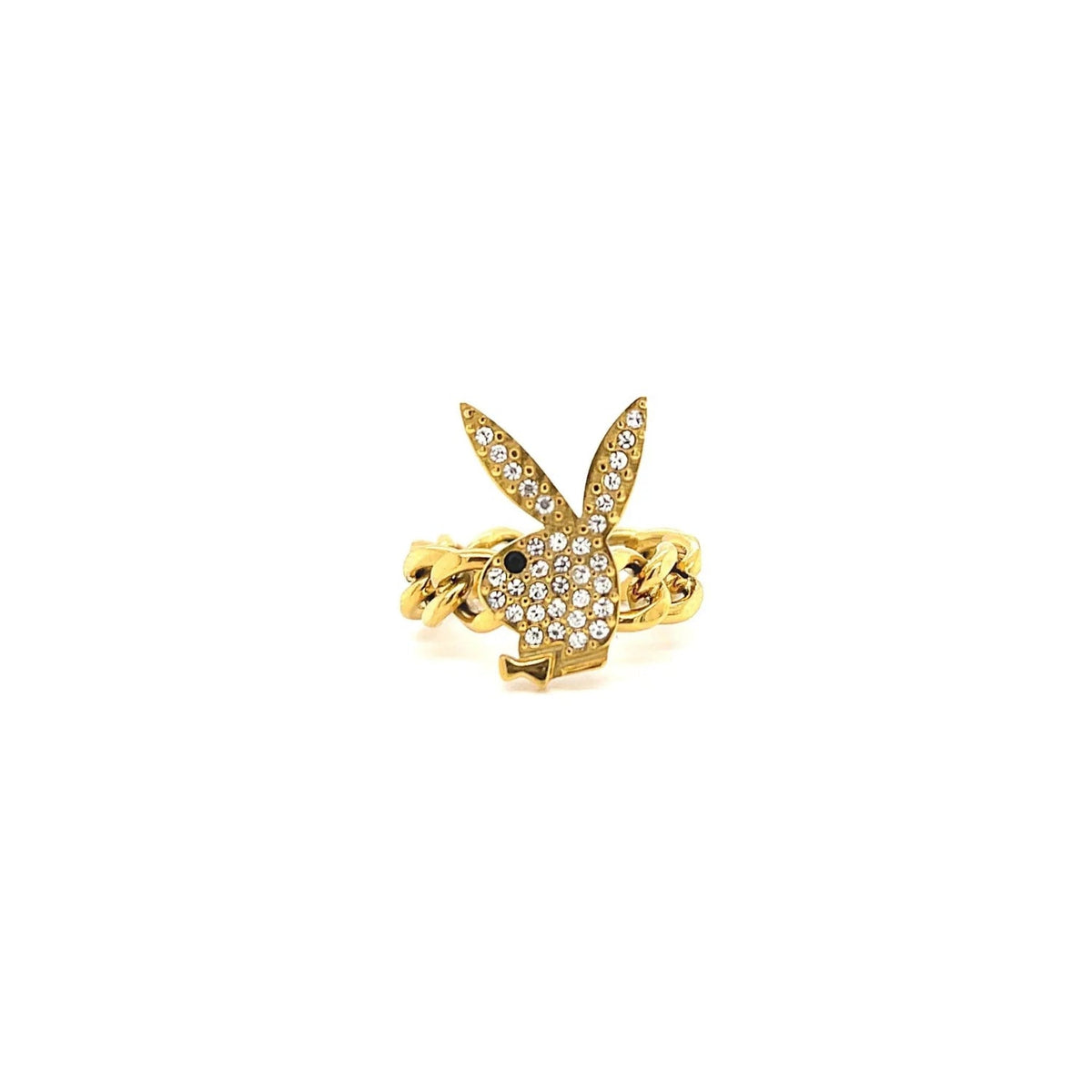 The Playboy Chain Ring - Gold
