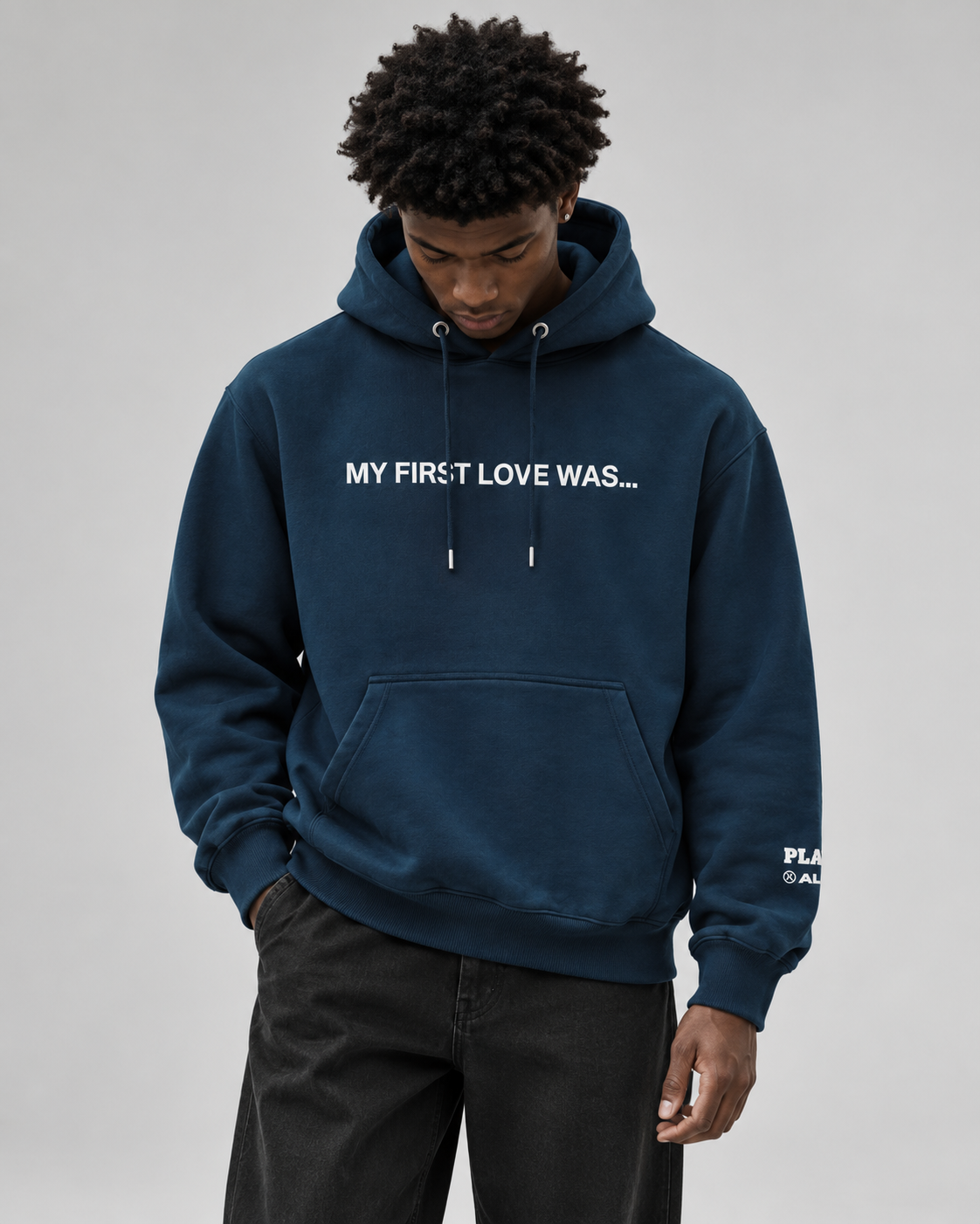 Playboy x Audien First Love Hoodie - Midnight Teal