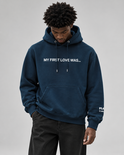 Playboy x Audien First Love Hoodie - Midnight Teal