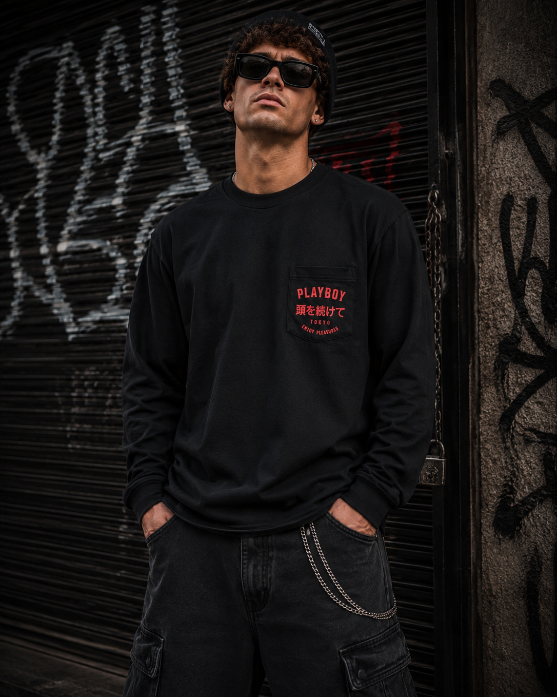 Playboy Tokyo Long Sleeve Tee