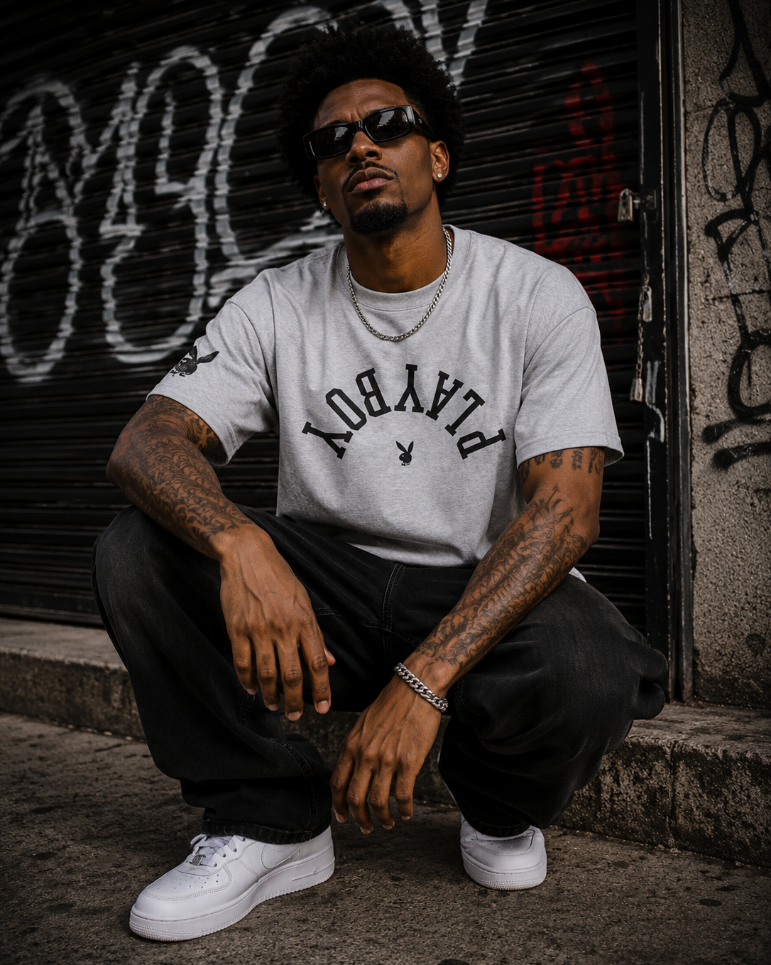 Playboy Upside Down Tee