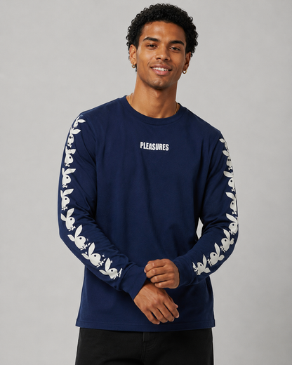 Playboy x Pleasures Rabbit Head Raglan Long Sleeve T-Shirt