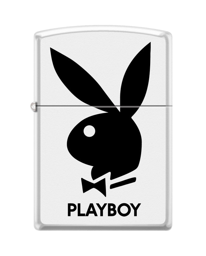Playboy Logo Zippo Lighter - White
