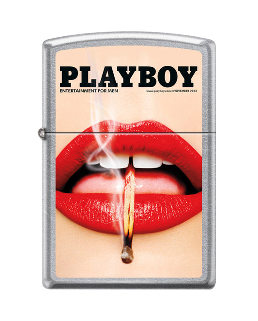 Playboy November 2013 Cover Zippo Lighter - Silver