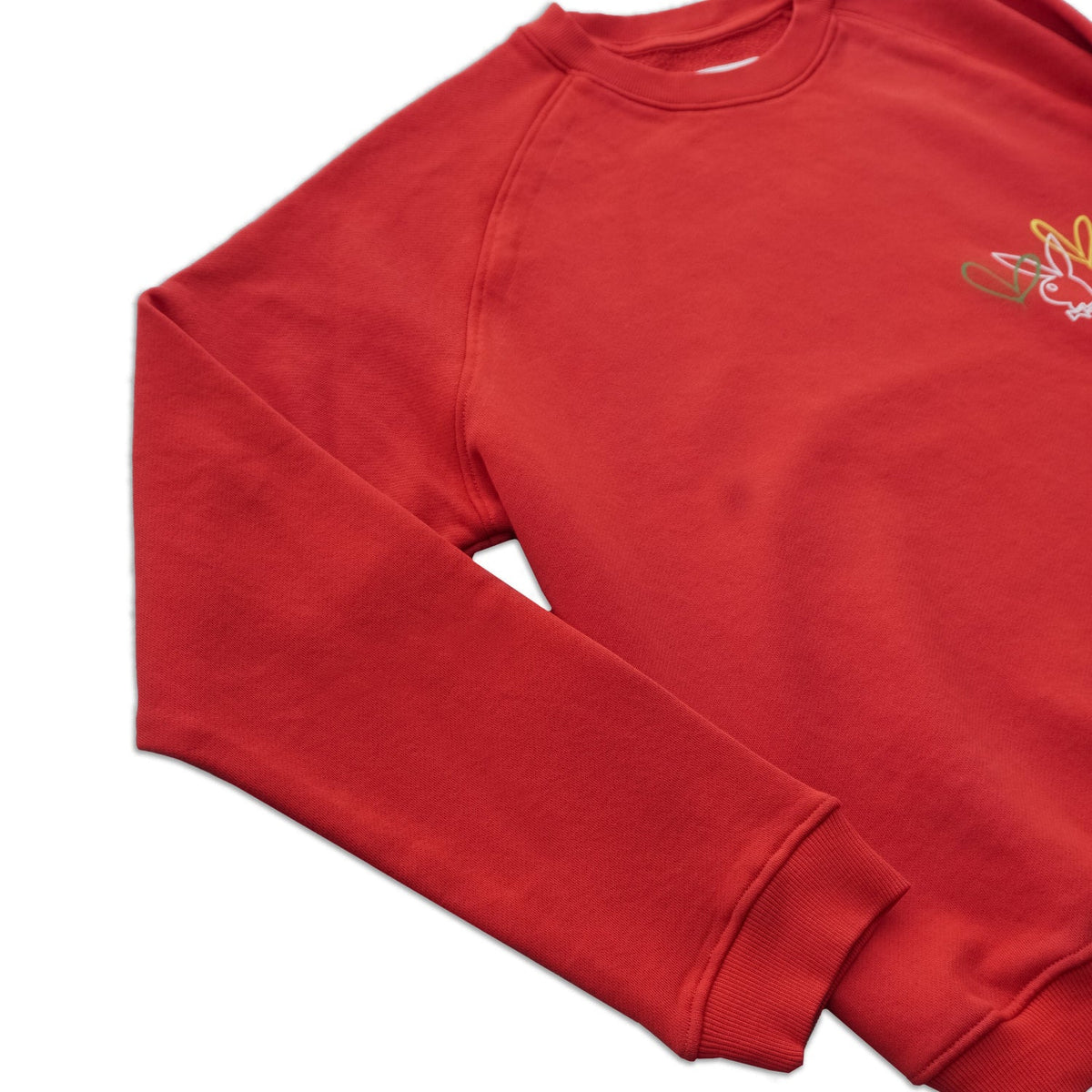 Playboy x JGC Petite Love Bunny Sweatshirt - Red