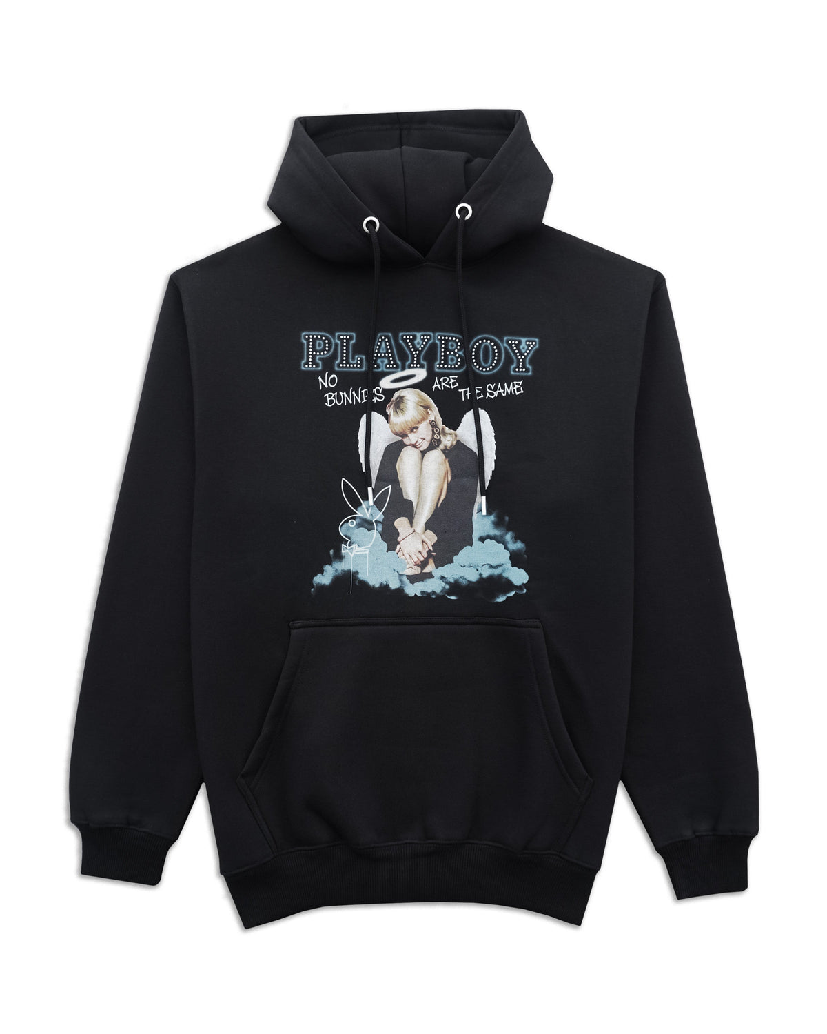 PLAYBOY BUNNY ANGEL HOODIE - Black
