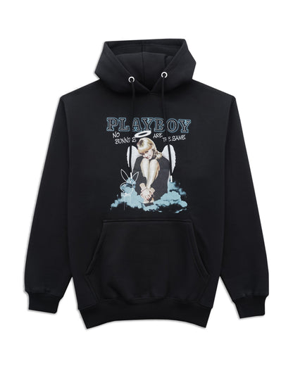 PLAYBOY BUNNY ANGEL HOODIE - Black