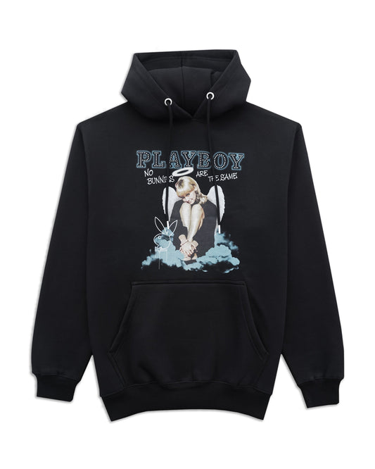 PLAYBOY BUNNY ANGEL HOODIE - Black