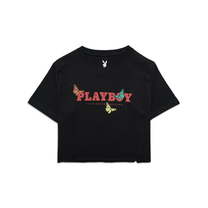 Playboy Butterfly Crop Tee