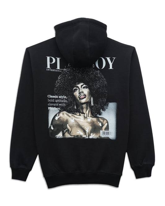 PLAYBOY CLASS CLASSIC HOODIE - Black