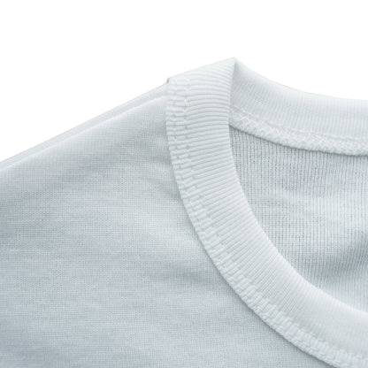 PLAYBOY HIGH BUNNY CROPPED L/S TEE - White