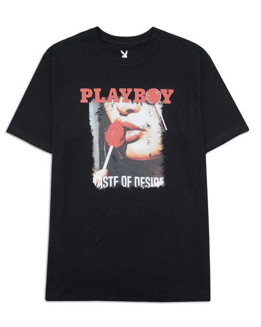 PLAYBOY LOLLIPOP TEE - Black