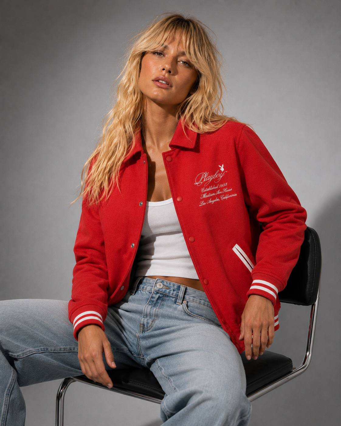 Playboy EST. LA Varsity Jacket