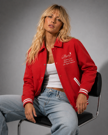 Playboy EST. LA Varsity Jacket
