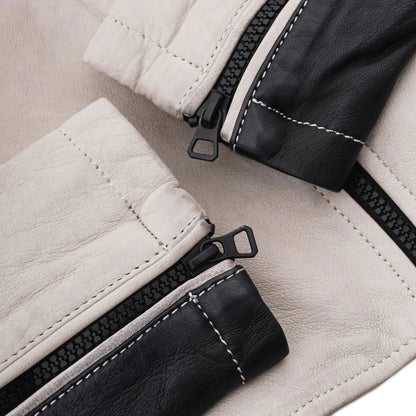 Playboy Anderson Women's Leather Jacket - White