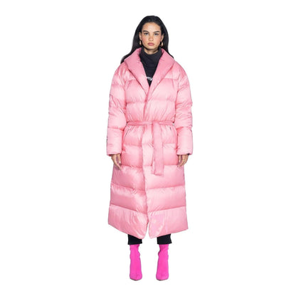 Playboy Belted Long Puffer Jacket