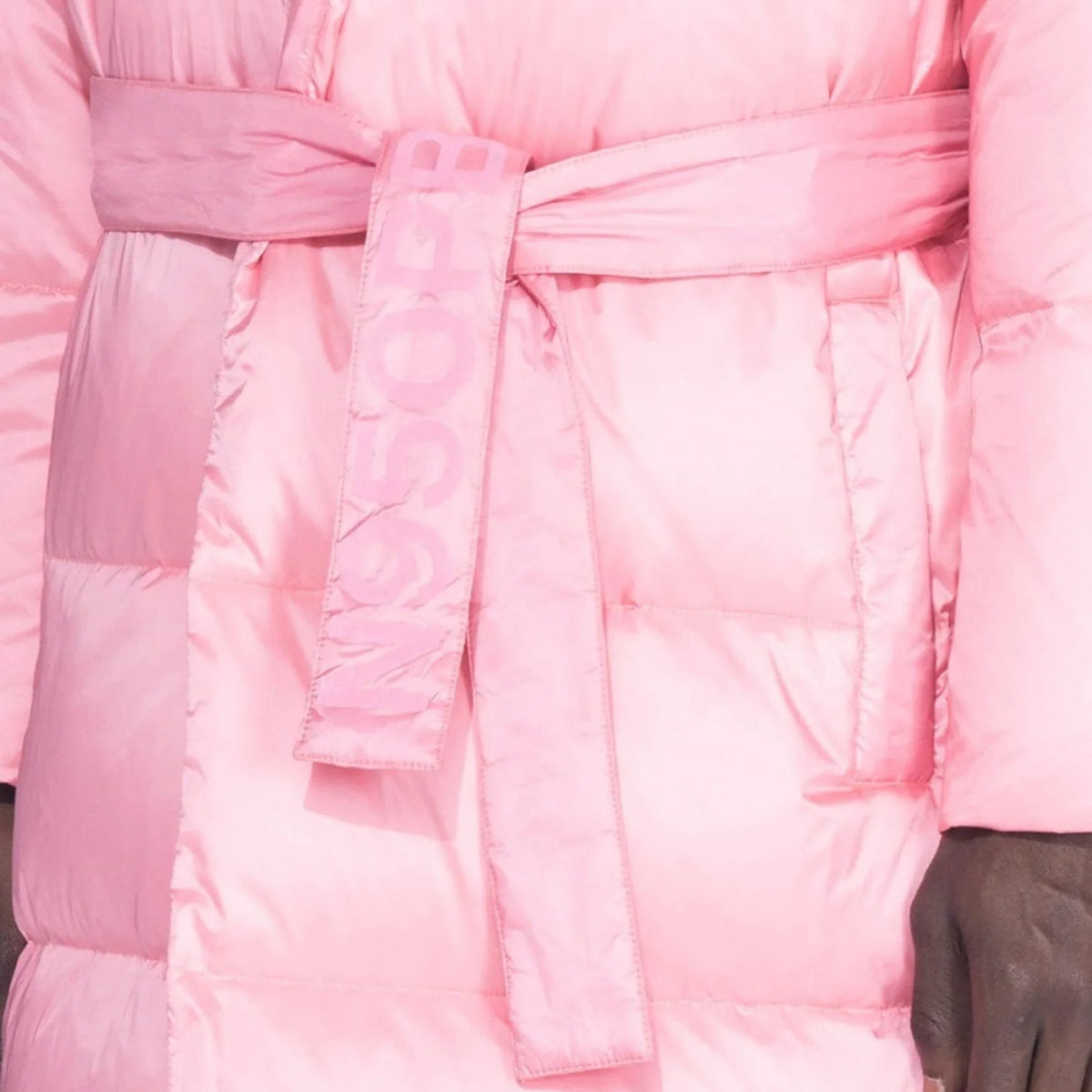 Playboy Belted Long Puffer Jacket