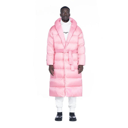 Playboy Belted Long Puffer Jacket