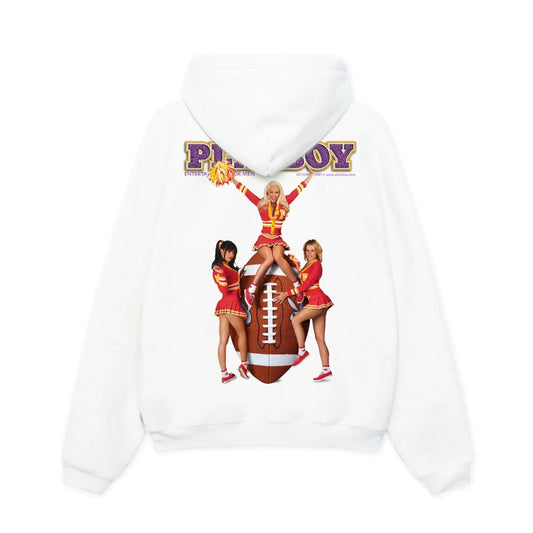Playboy Cheer Hoodie - White