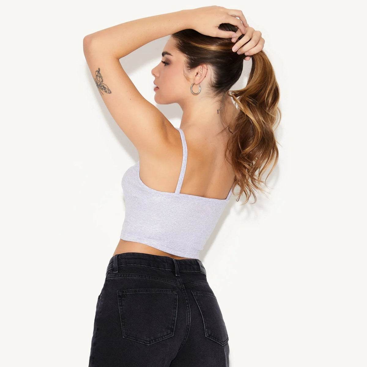 Playboy Classic Logo Cami - Heather Grey