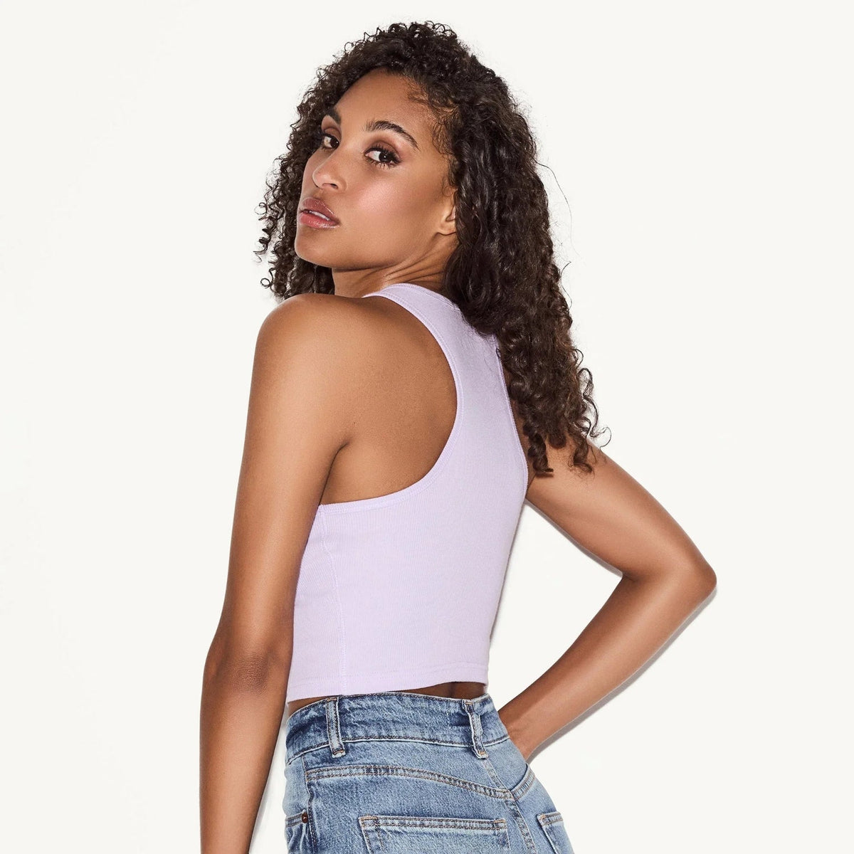 Playboy Classic Logo Racerback Tank - Lavender