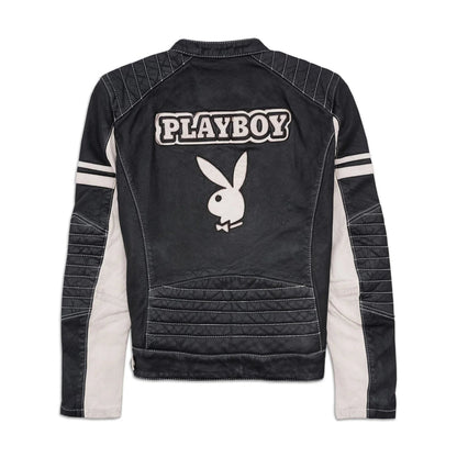 Playboy Jolya Women's Leather Jacket - Black