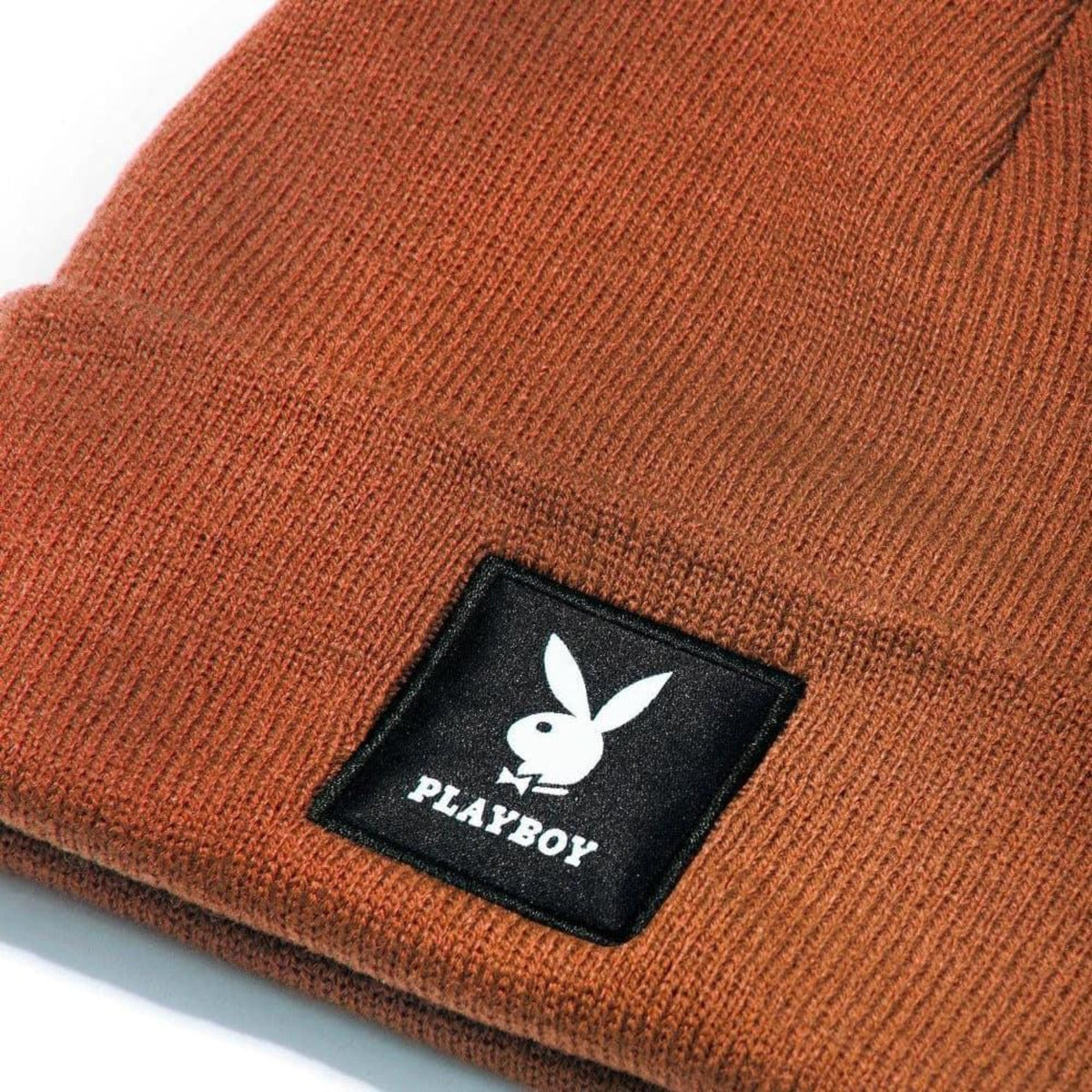 Playboy Knit Beanie with Logo Patch