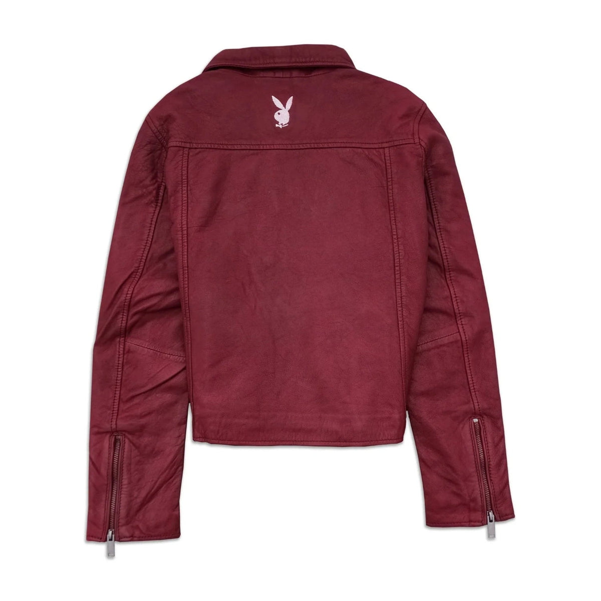 Playboy Kristen Women's Leather Jacket - Red