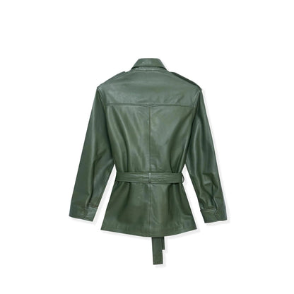 Playboy Leather Safari Jacket