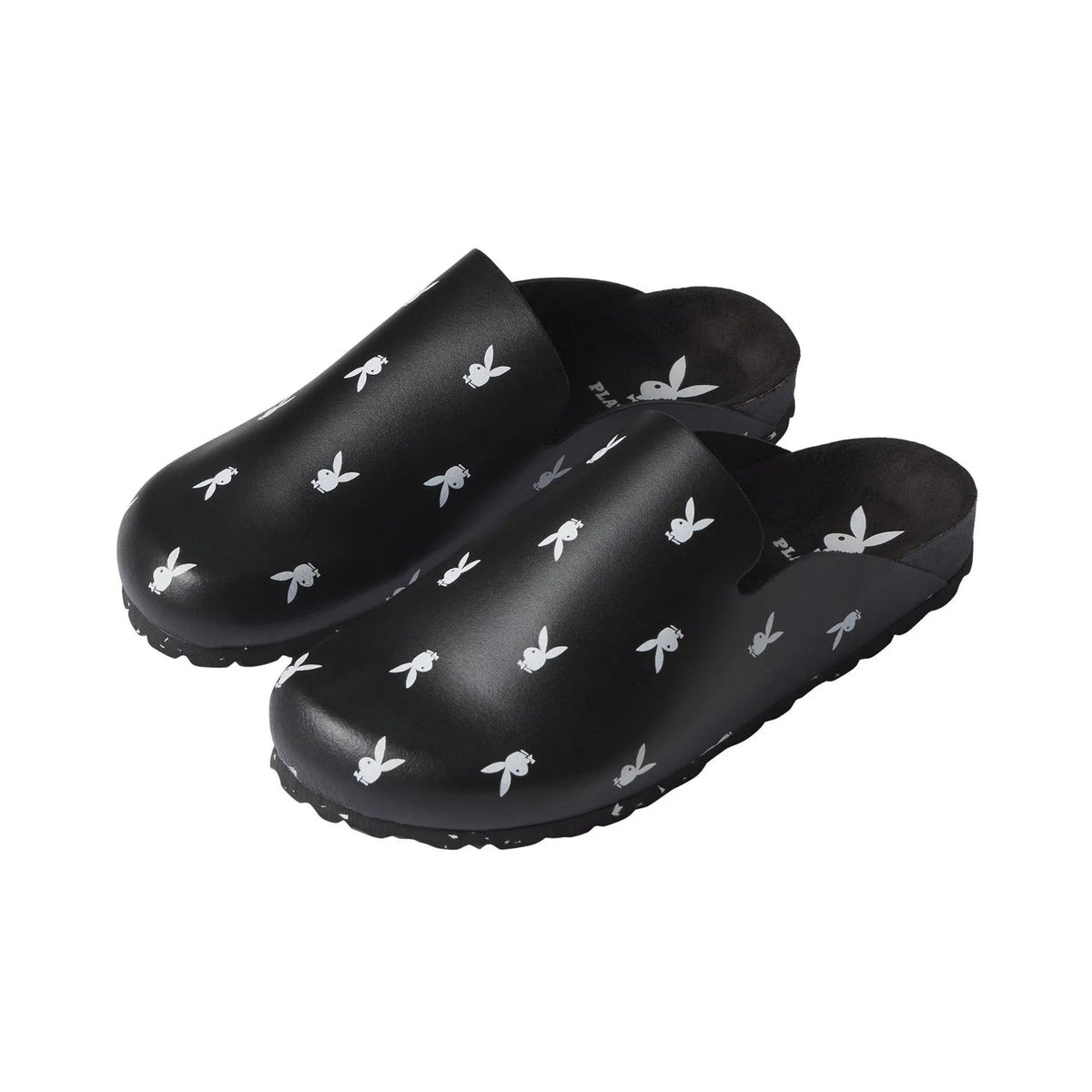 Playboy Leather Slides