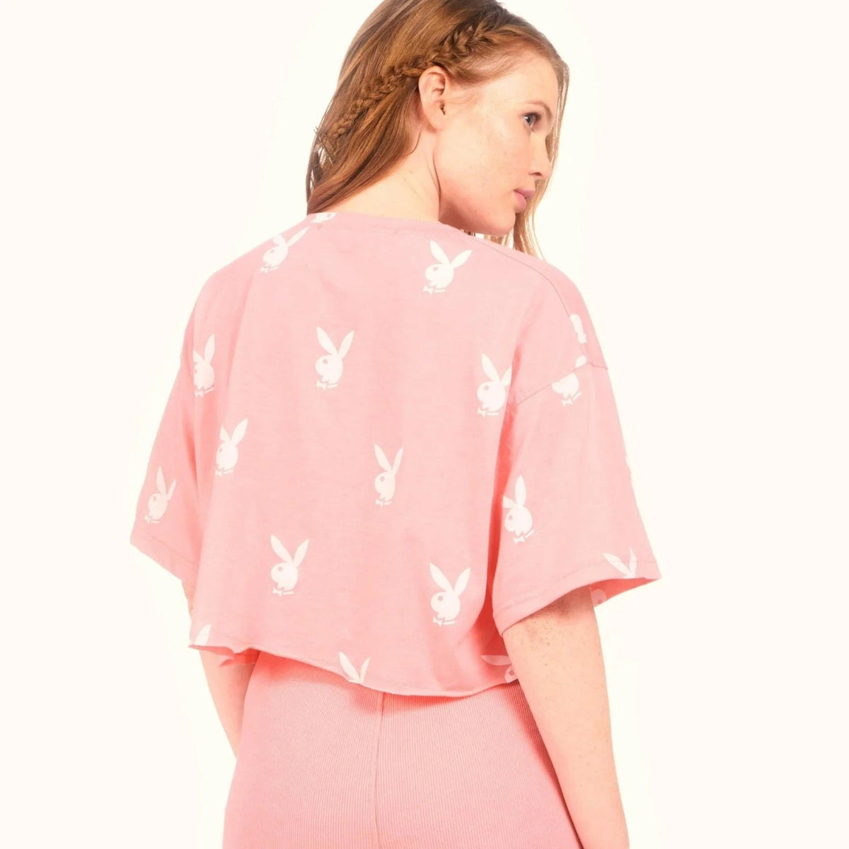 Playboy Logo Cropped T-Shirt
