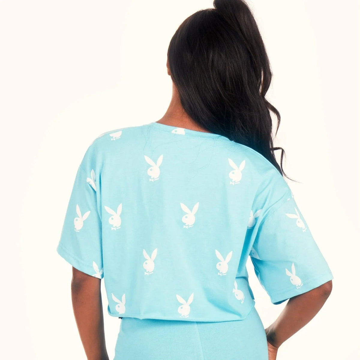Playboy Logo Cropped T-Shirt
