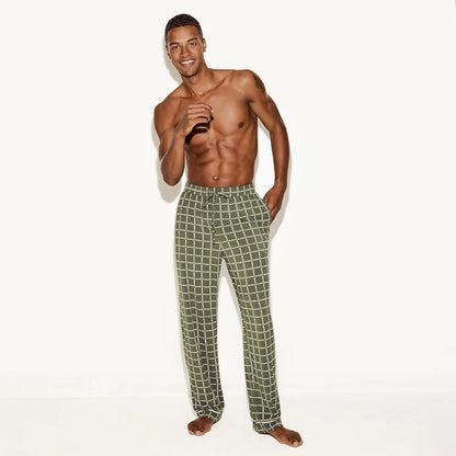 Playboy Men's Classic Sleep Set - Green logo