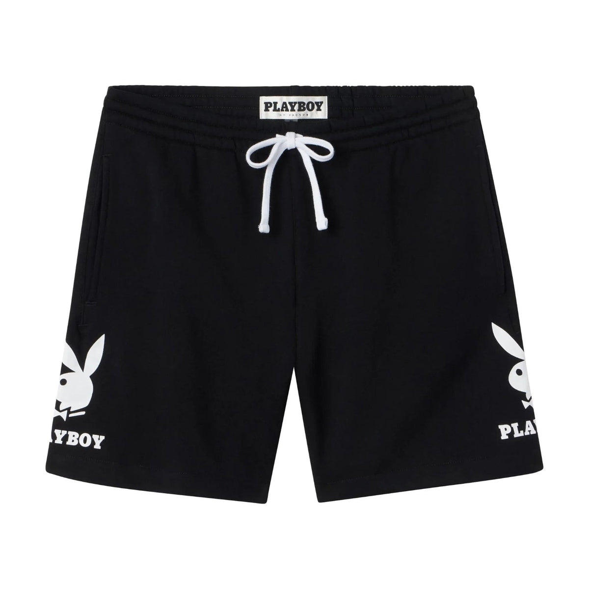 Playboy Men's Double Bunny Sweat Shorts