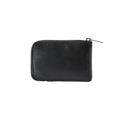 Playboy Men's Embossed Zip Front Wallet - Black