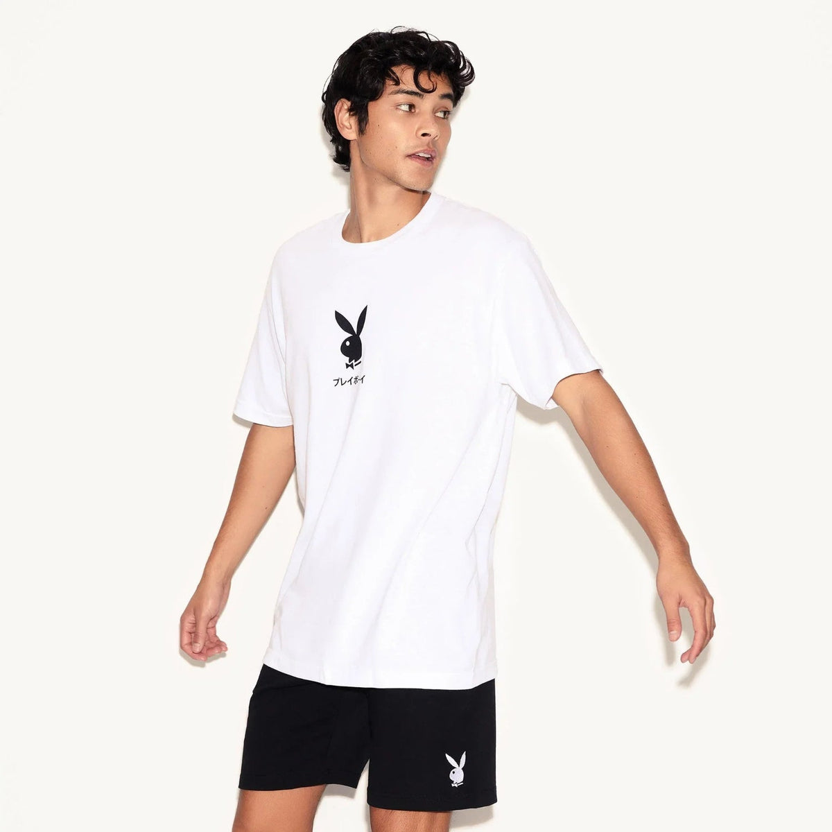 Playboy Men's Rabbit Head Sweat Shorts