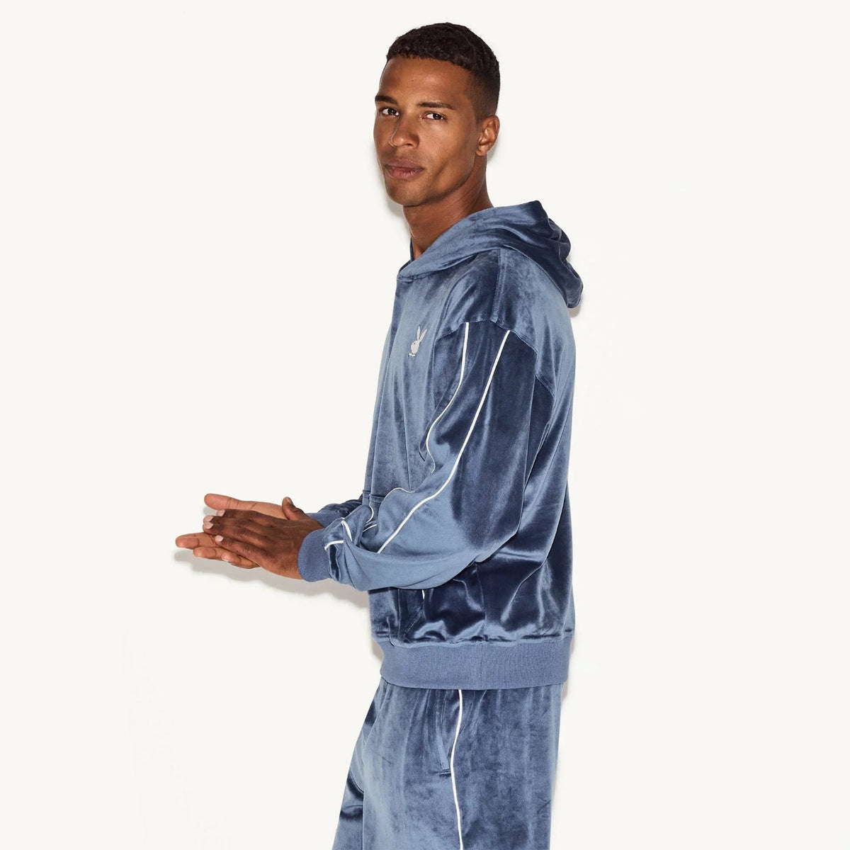 Playboy Men's Velour Hoodie