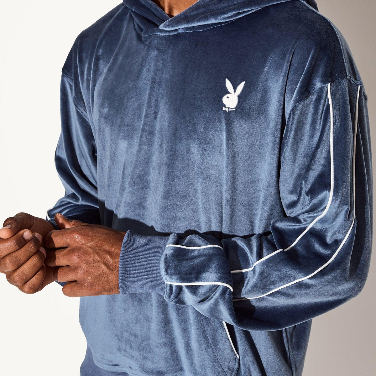Playboy Men's Velour Hoodie