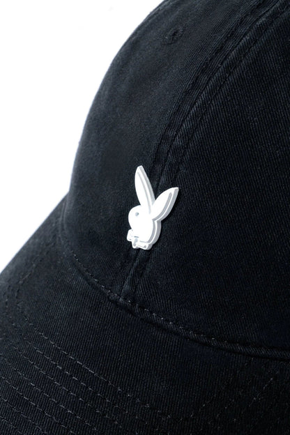 Playboy Metal Rabbit Head Pin Dad Hat