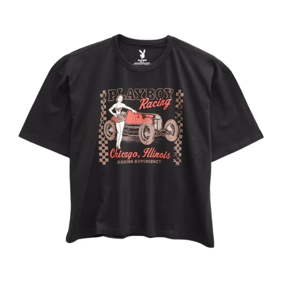 Playboy Racing Chicago Boxy Tee