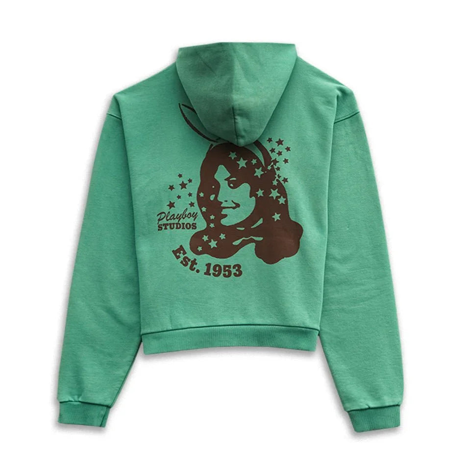 Playboy Retro 53 Hoodie - Green