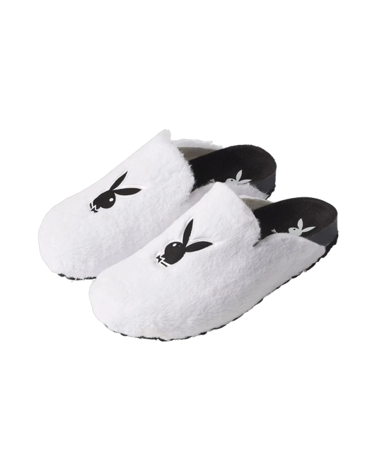 Playboy Fuzzy Slides