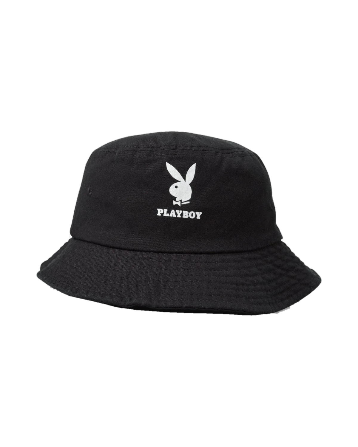 Playboy Rabbit Head Logo Bucket Hat