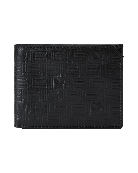 Playboy Men's Emboss Slim fold Wallet - Black